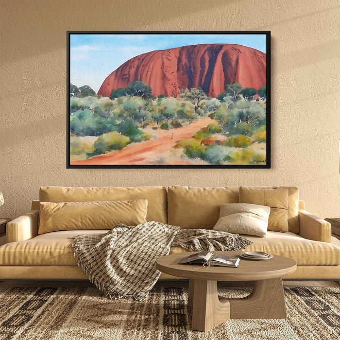 Watercolor Uluru #128 - Kanvah