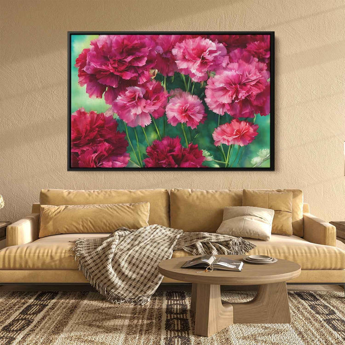 Watercolour Painting Carnations #150 - Kanvah