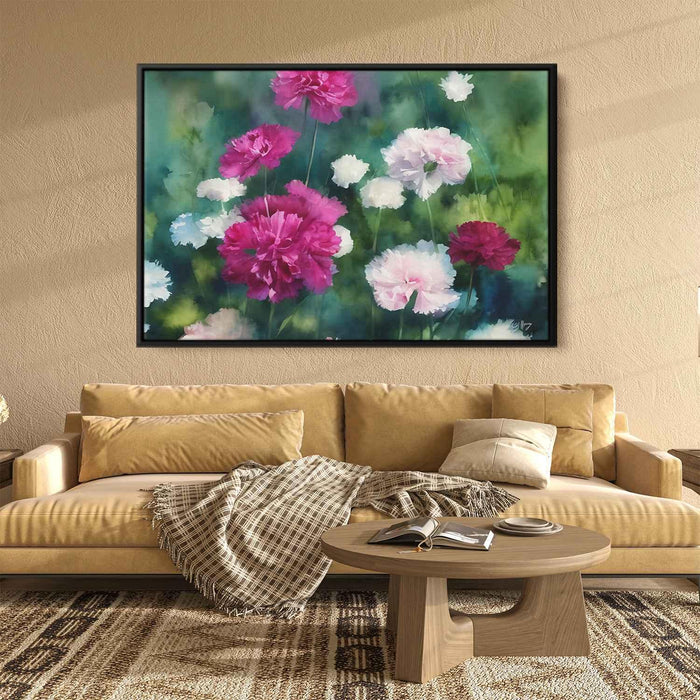 Watercolour Painting Carnations #158 - Kanvah