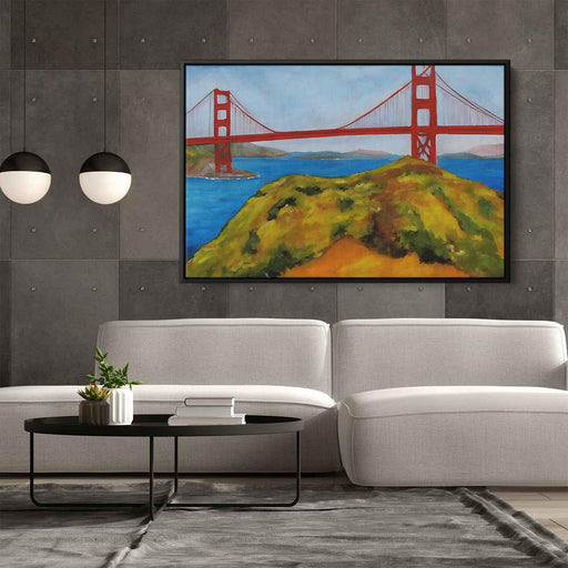 Abstract Golden Gate Bridge #128 - Kanvah