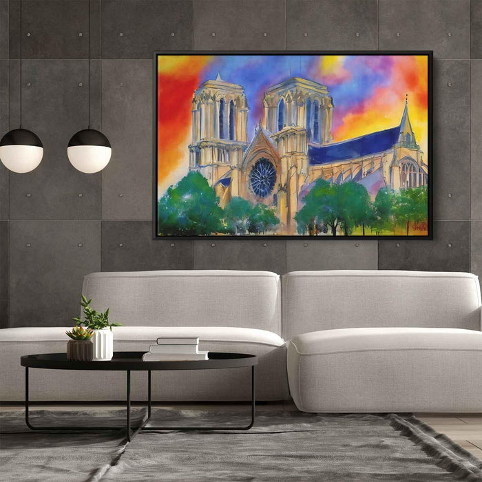 Abstract Notre Dame Cathedral #124 - Kanvah