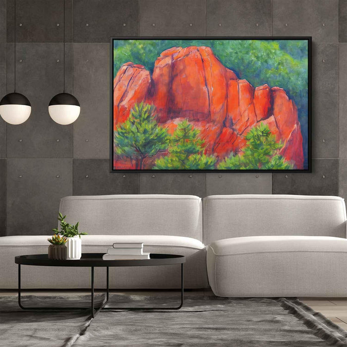 Abstract Sedona Red Rocks #124 - Kanvah