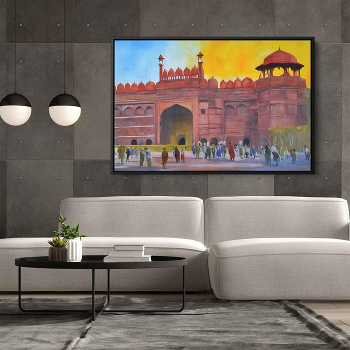 Abstract Red Fort #128 - Kanvah