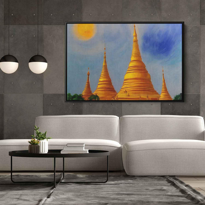 Abstract Shwedagon Pagoda #124 - Kanvah