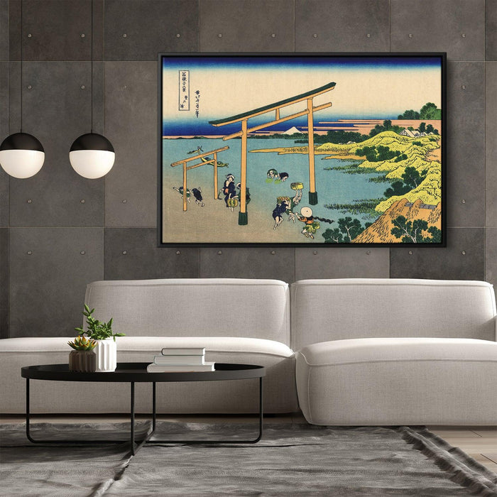 Bay of Noboto by Katsushika Hokusai - Canvas Artwork