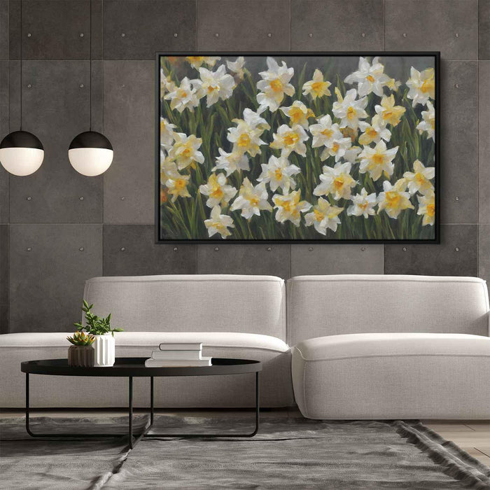 Contemporary Oil Daffodils #103 - Kanvah