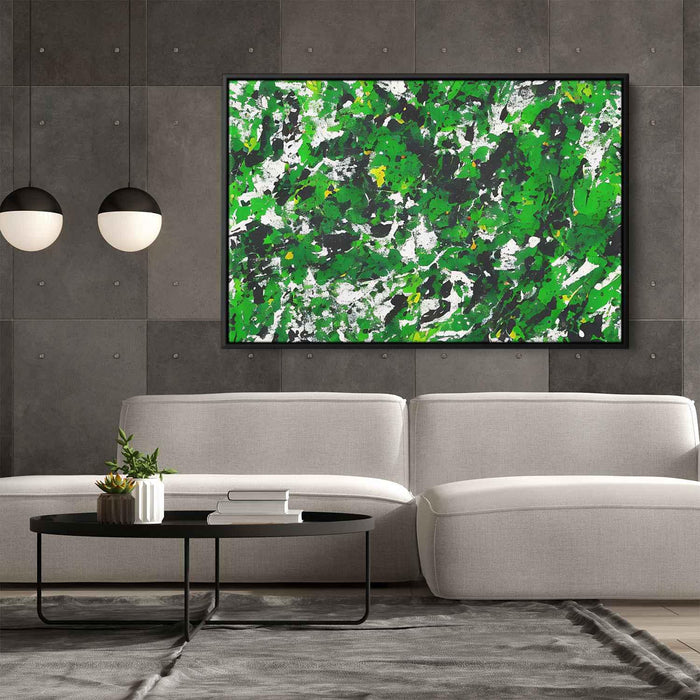 Green Abstract Splatter #134 - Kanvah