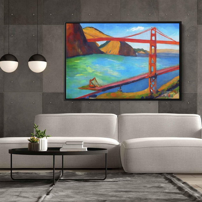 Impressionism Golden Gate Bridge #103 - Kanvah