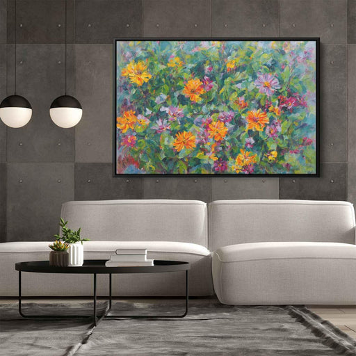 Tropical Flowers Oil Painting #117 - Kanvah