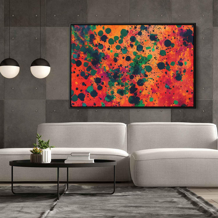 Orange Abstract Splatter #117 - Kanvah