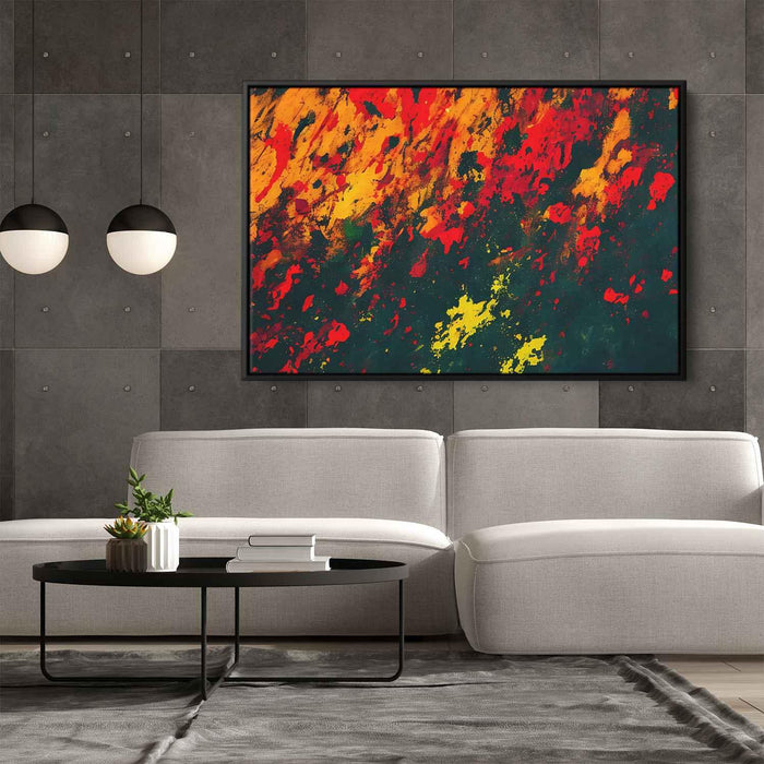 Orange Abstract Splatter #128 - Kanvah