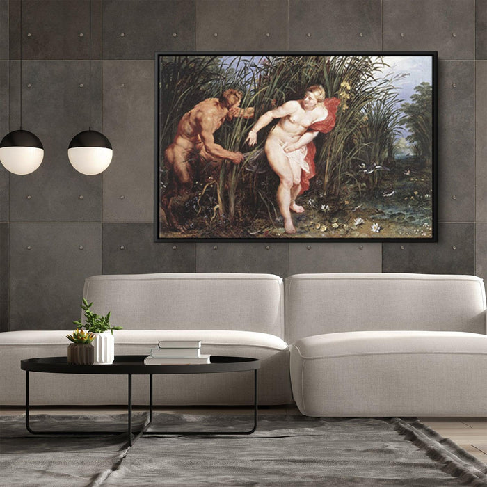 Pan and Syrinx by Peter Paul Rubens - Canvas Artwork