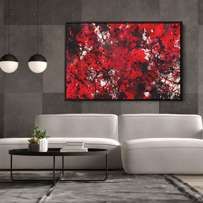 Red Abstract Splatter #103 - Kanvah