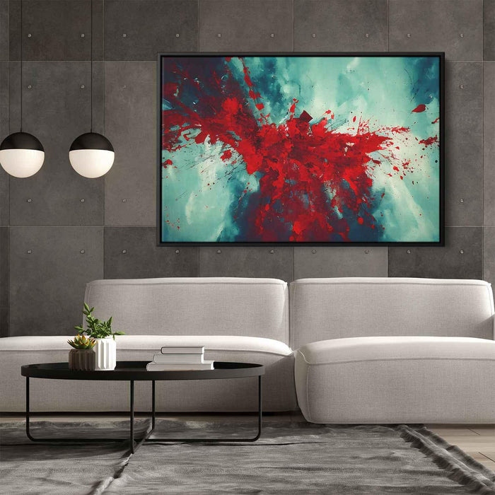 Red Abstract Splatter #118 - Kanvah