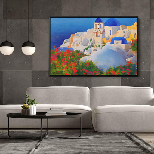 Impressionism Santorini #111 - Kanvah