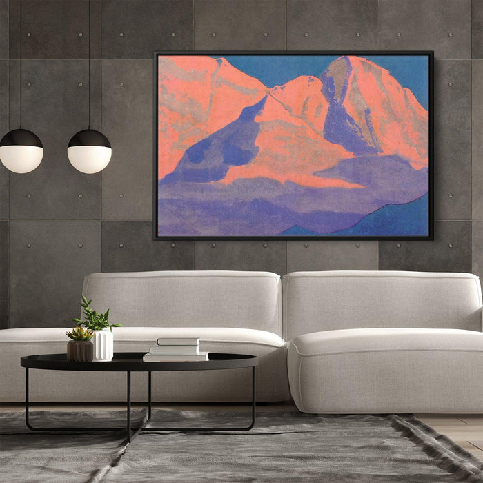 Study of mountains by Nicholas Roerich - Canvas Artwork