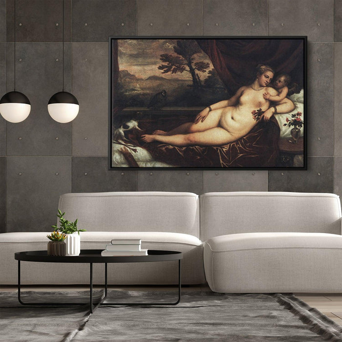 Venus and Cupid by Titian - Canvas Artwork