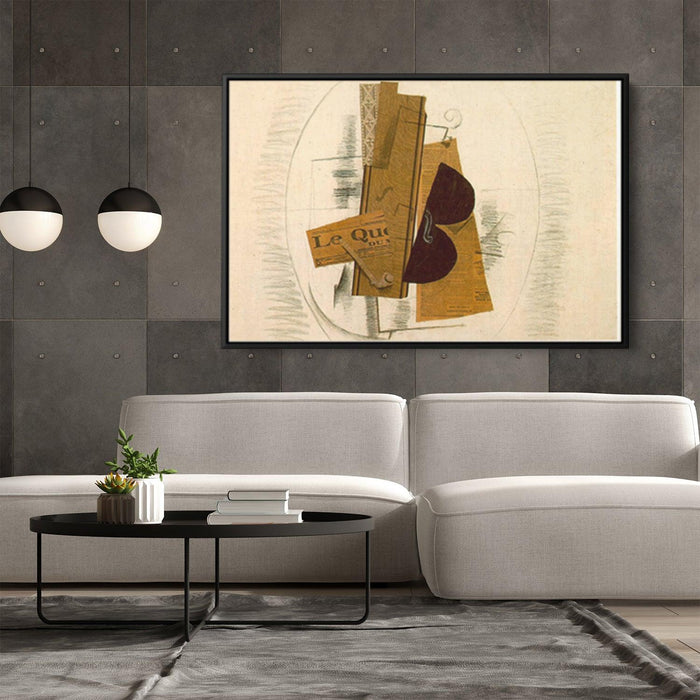 Violin and Pipe, 'Le Quotidien' by Georges Braque - Canvas Artwork