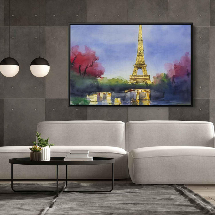 Watercolor Eiffel Tower #127 - Kanvah