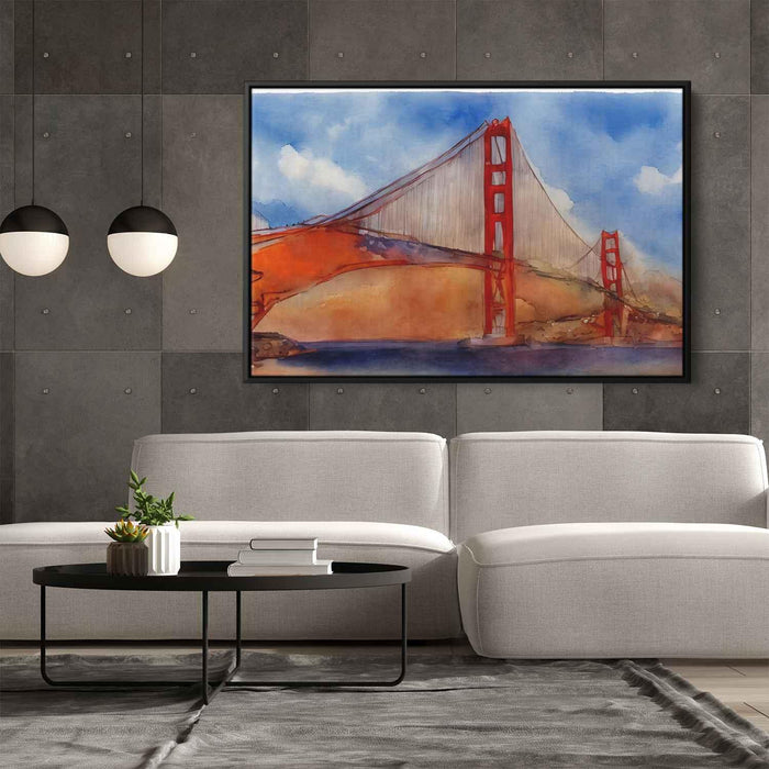 Watercolor Golden Gate Bridge #127 - Kanvah