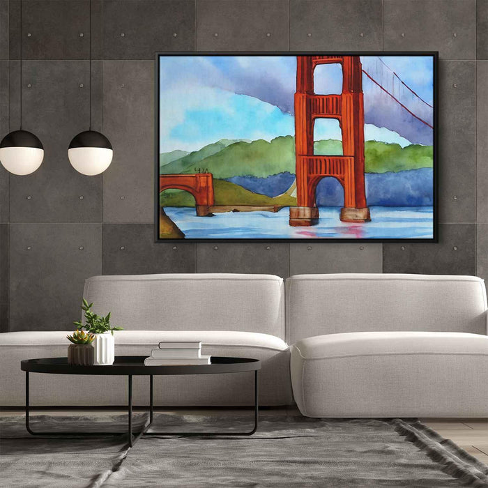 Watercolor Golden Gate Bridge #135 - Kanvah