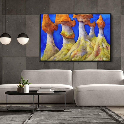 Watercolor Hoodoo formations #136 - Kanvah