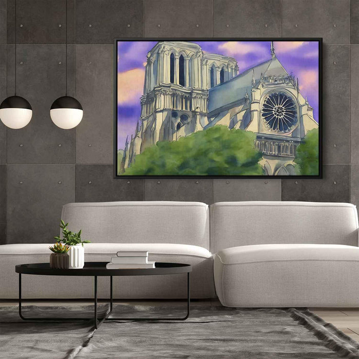 Watercolor Notre Dame Cathedral #103 - Kanvah