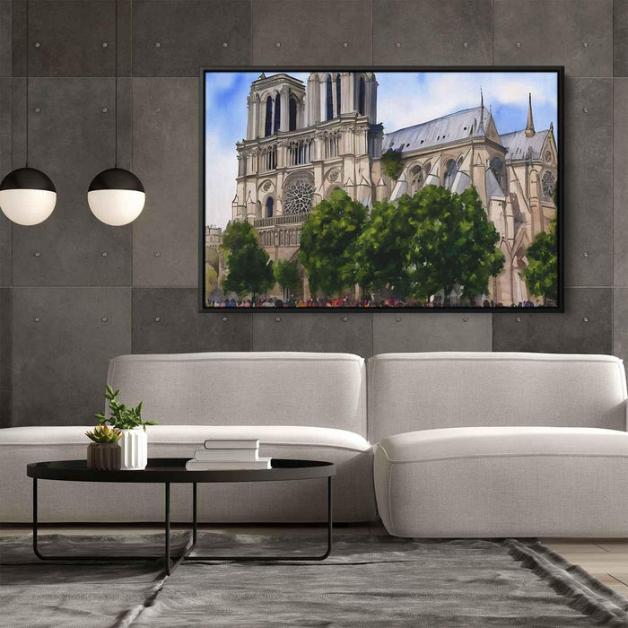 Watercolor Notre Dame Cathedral #127 - Kanvah
