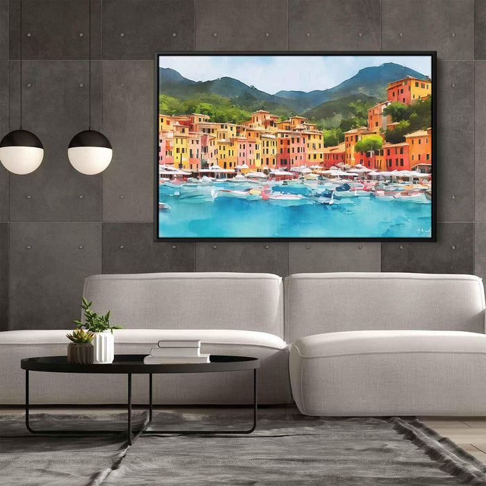 Watercolor Portofino #107 - Kanvah