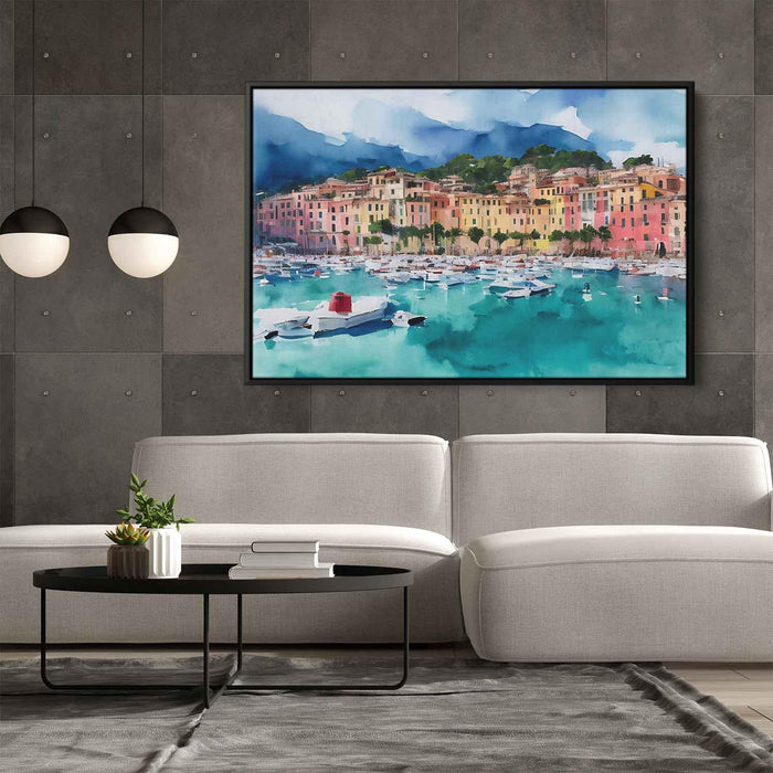 Watercolor Portofino #133 - Kanvah