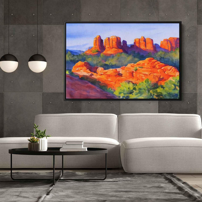 Watercolor Sedona Red Rocks #128 - Kanvah