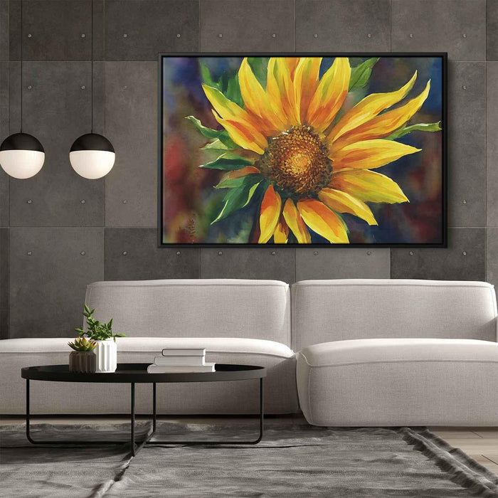 Watercolor Sunflower #136 - Kanvah