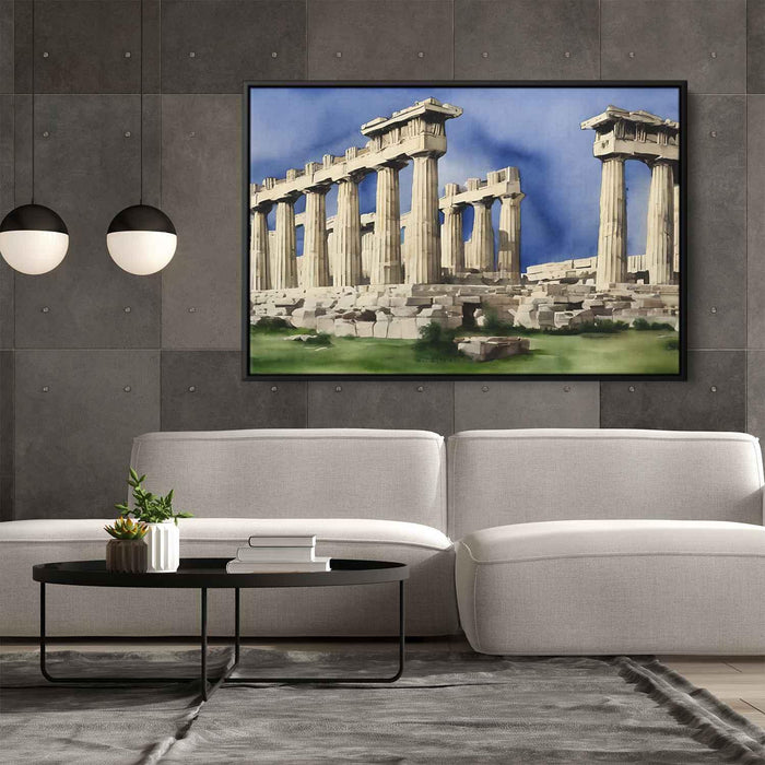 Watercolor Parthenon #103 - Kanvah