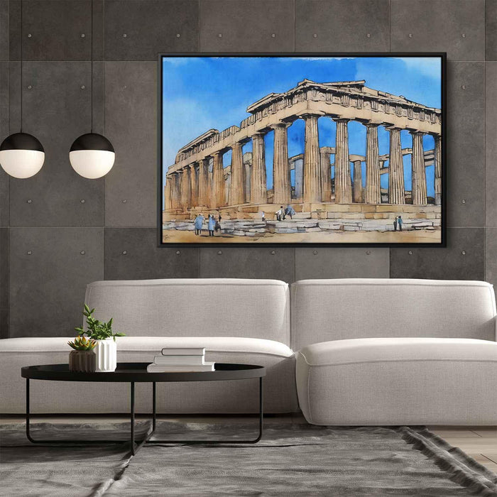 Watercolor Parthenon #114 - Kanvah