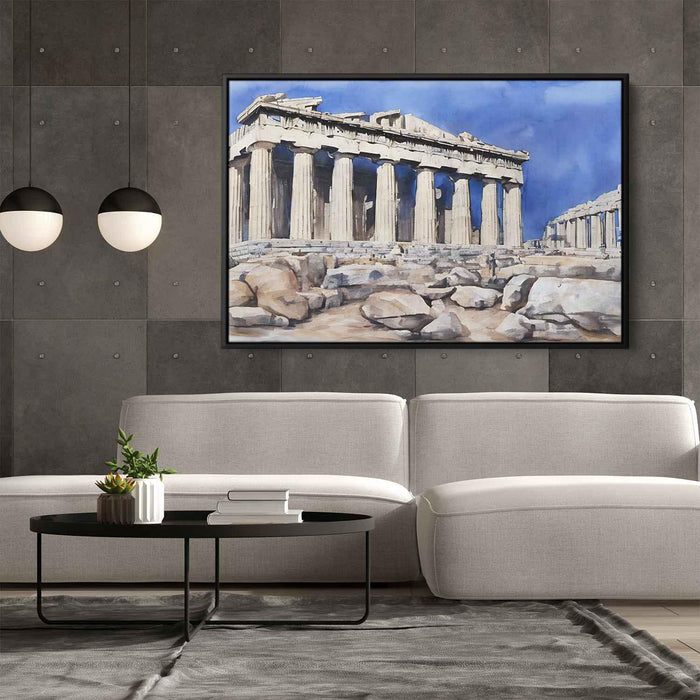 Watercolor Parthenon #117 - Kanvah