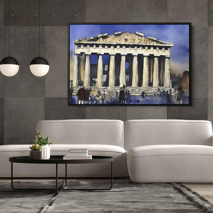 Watercolor Parthenon #126 - Kanvah