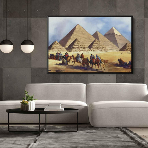 Watercolor Pyramids of Giza #103 - Kanvah