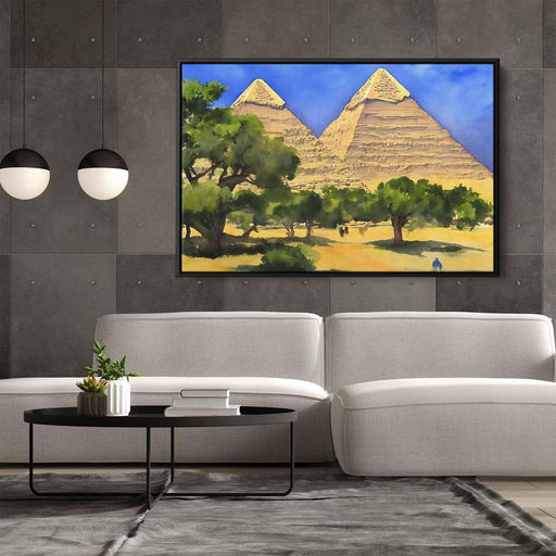 Watercolor Pyramids of Giza #114 - Kanvah