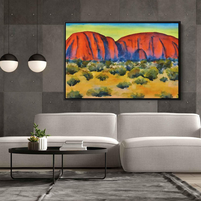 Watercolor Uluru #111 - Kanvah