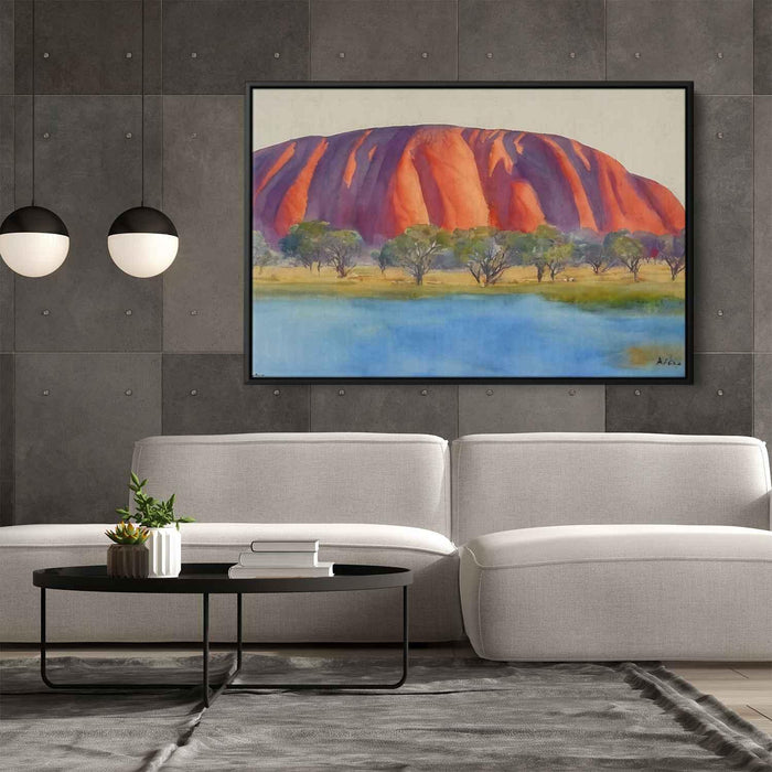 Watercolor Uluru #117 - Kanvah