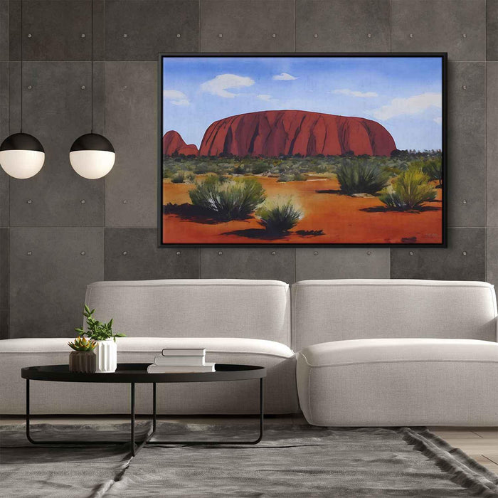 Watercolor Uluru #124 - Kanvah