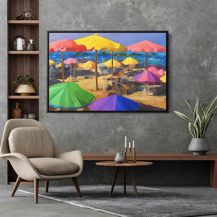 Abstract Beach Umbrellas #131 - Kanvah