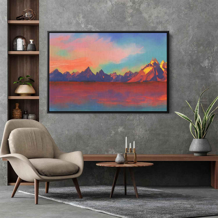 Abstract Grand Tetons #131 - Kanvah