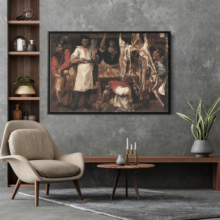 Butcher's Shop by Annibale Carracci - Canvas Artwork