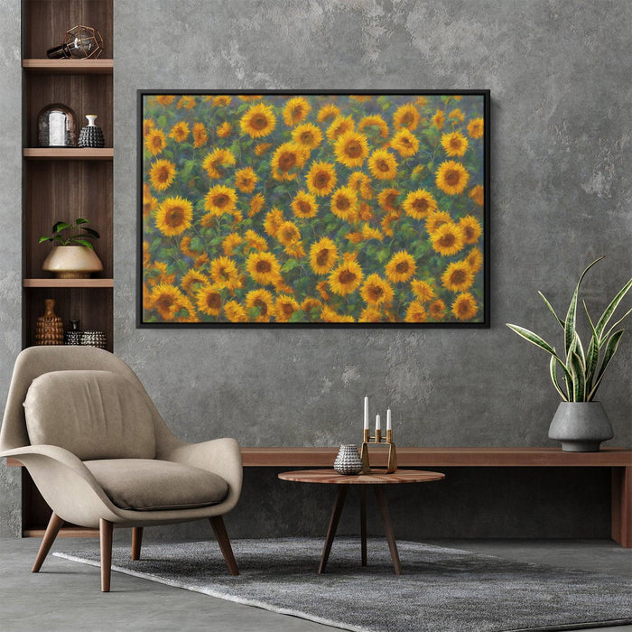 Enchanting Abstract Sunflowers #122 - Kanvah