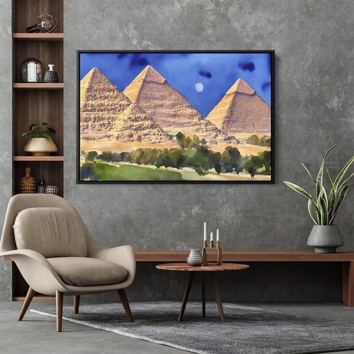 Watercolor Pyramids of Giza #122 - Kanvah