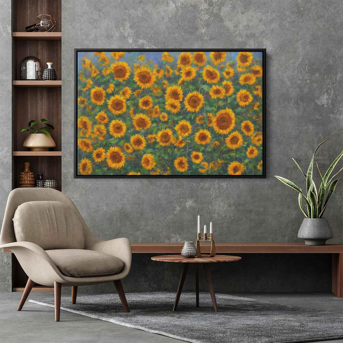 Enchanting Abstract Sunflowers #101 - Kanvah