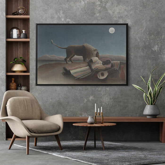 The Sleeping Gypsy by Henri Rousseau - Canvas Artwork