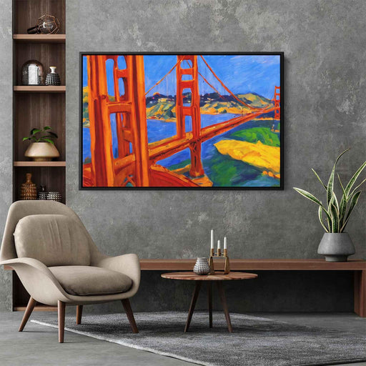 Impressionism Golden Gate Bridge #131 - Kanvah