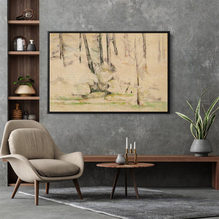 In the Woods by Paul Cezanne - Canvas Artwork